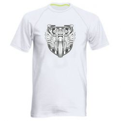 Мужская футболка для спорта Bike Shield Art - PrintSalon