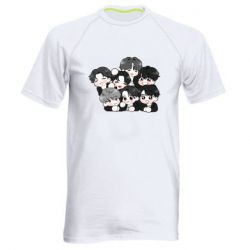 Мужская футболка для спорта BTS Cute Art