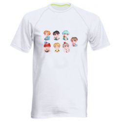 Мужская футболка для спорта BTS cute boys