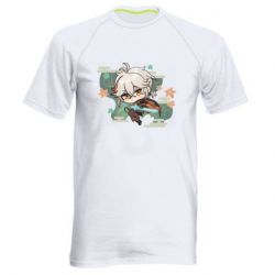 Мужская футболка для спорта Chibi Kazuha - PrintSalon