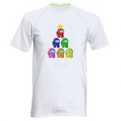 Чоловіча футболка для спорту Christmas Tree Among Us - PrintSalon