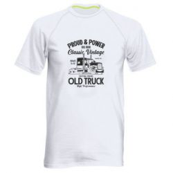 Мужская футболка для спорта Custom old truck - PrintSalon