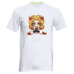 Чоловіча футболка для спорту Cute Senjuro Rengoku - PrintSalon