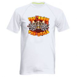 Мужская футболка для спорта Deep Rock Galactic You know The drill - PrintSalon