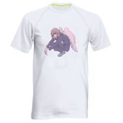 Мужская футболка для спорта Демон Ангела - PrintSalon