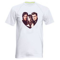 Мужская футболка для спорта Дневники Вампира - PrintSalon