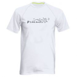 Мужская футболка для спорта Dreamer  owl - PrintSalon