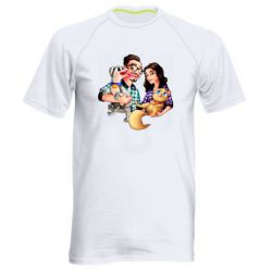 Мужская футболка для спорта Edison Family - PrintSalon