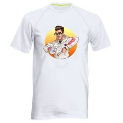 Мужская футболка для спорта Эдисон: Мамина Перловка - PrintSalon