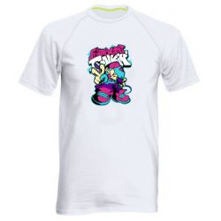 Мужская футболка для спорта FnF Boy And Logo - PrintSalon
