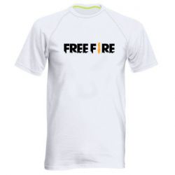 Чоловіча футболка для спорту Free Fire logo - PrintSalon