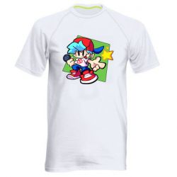 Мужская футболка для спорта Friday Night Funkin Star - PrintSalon