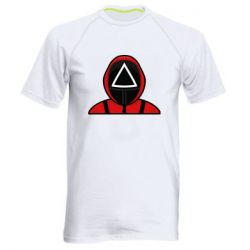 Мужская футболка для спорта Игра в кальмара Soldier - PrintSalon