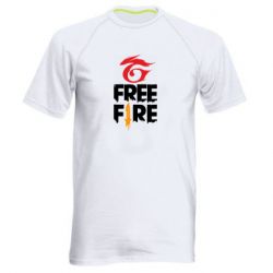 Чоловіча футболка для спорту Garena and Free Fire logo - PrintSalon