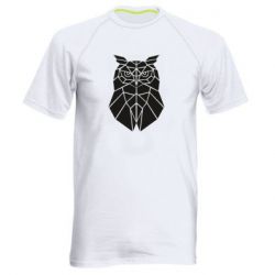 Чоловіча футболка для спорту Geometric Owl - PrintSalon
