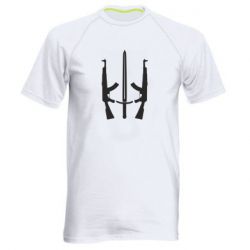 Чоловіча спортивна футболка Герб добровольчих батальйонів - PrintSalon