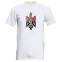 Чоловіча футболка для спорту Герб Украина - PrintSalon
