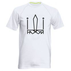 Мужская футболка для спорта Герб Украины иди - PrintSalon