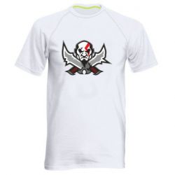 Мужская футболка для спорта God of war Kratos vector - PrintSalon