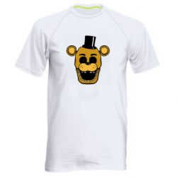 Мужская футболка для спорта Голова Фнафа - PrintSalon