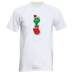 Мужская футболка для спорта Гринч потирает руки - PrintSalon