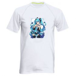 Мужская футболка для спорта Hatsune Miku art
