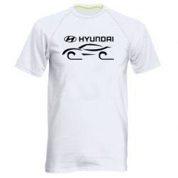 Мужская футболка для спорта Хендай - PrintSalon