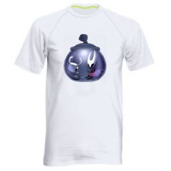 Мужская футболка для спорта Hollow Knight  and Hornet - PrintSalon