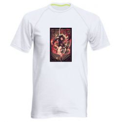 Чоловіча футболка для спорту Ху Тао з Хомою - PrintSalon