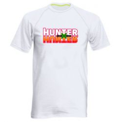 Мужская футболка для спорта Hunter x Hunter logo - PrintSalon