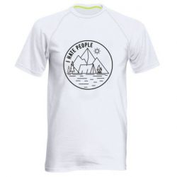 Мужская футболка для спорта I hate people - camper - PrintSalon