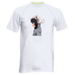 Чоловіча футболка для спорту Инузука Кіба та Акамару - PrintSalon