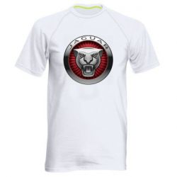 Мужская футболка для спорта Jaguar Logo circle - PrintSalon