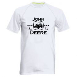 Мужская футболка для спорта John Deere and tractor fanArt - PrintSalon