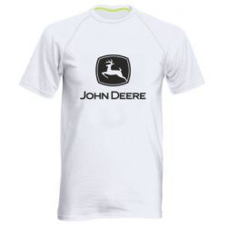 Чоловіча футболка для спорту John Deere color logo - PrintSalon