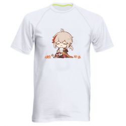 Чоловіча футболка для спорту Кадзуха з котом - PrintSalon