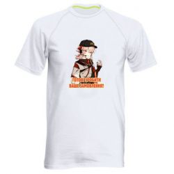 Мужская футболка для спорта Кадзуха в маке - PrintSalon