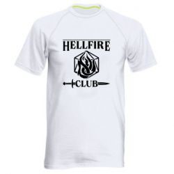 Мужская футболка для спорта Клуб Адского Огня - PrintSalon