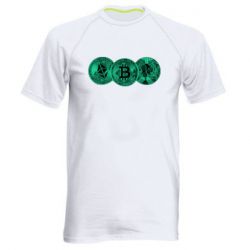 Мужская футболка для спорта Криптовалюта - PrintSalon