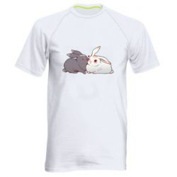 Мужская футболка для спорта Кролики Вэй и Лань - PrintSalon