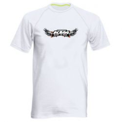 Мужская футболка для спорта Ktm Ready to Race Wings - PrintSalon