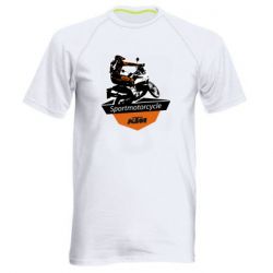 Мужская футболка для спорта KTM Sportmotorcycle Art - PrintSalon