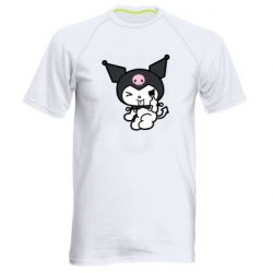 Мужская футболка для спорта Kuromi hello kitty - PrintSalon