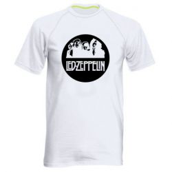 Мужская футболка для спорта Led Zeppelin in a circle