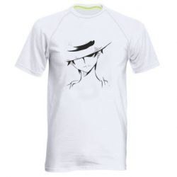 Чоловіча футболка для спорту Luffy in a hat - PrintSalon