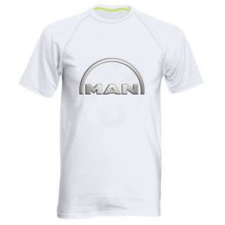 Мужская футболка для спорта Man metallic logo - PrintSalon