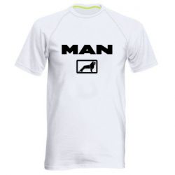 Мужская футболка для спорта MAN - PrintSalon