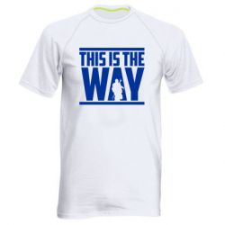 Чоловіча футболка для спорту Mandalorian This Is The Way - PrintSalon