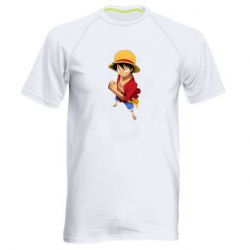 Мужская футболка для спорта Манки Д. Луффи - PrintSalon