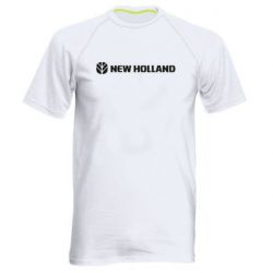Чоловіча футболка для спорту New Holland логотип - PrintSalon